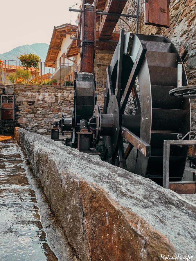 La Volta - Lake Como Heritage Home In Molino Maufet Watermill - Patio On The Garden コーリコ エクステリア 写真