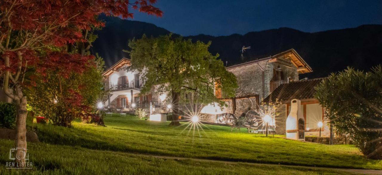La Volta - Lake Como Heritage Home In Molino Maufet Watermill - Patio On The Garden コーリコ エクステリア 写真